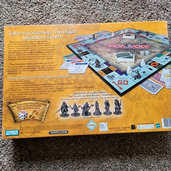 GUC, MONOPOLY THE LORD OF TGE RUNGS TRILOGY EDITION - Picture 8 of 8